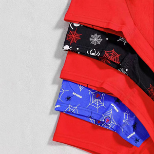 <span class=keywords><strong>Sous</strong></span>-vêtements pour enfants avec motif d'araignée, classe A, antibactériens, boxers pour grands garçons, respirants, en polyester, OEM - Product Image 2