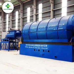 Huayin Band Pyrolyse Reactor 10 Ton Band Recycling Productielijn Om Olie Te Produceren