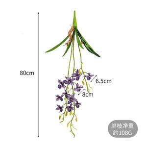 Orchidées suspendues de haute qualité fleur artificielle vraie touche <span class=keywords><strong>Brassia</strong></span> orchidée pour la décoration de plafond d'événement à la maison - Product Image 6
