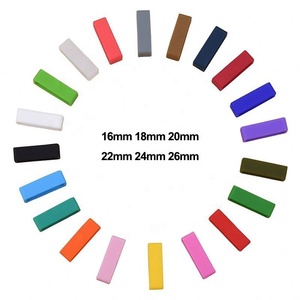 Venta al por mayor de fábrica OEM: Sujetadores de silicona de 16MM, 18MM, 20MM, 22MM, 24MM, 26MM, sujetadores de correa de goma con hebilla para correas, compatibilidad universal - Product Image 2