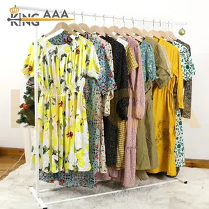 Vintage Dress Women Beach Dress Long Women Used Cloth Ukay supplier China Used Clothes