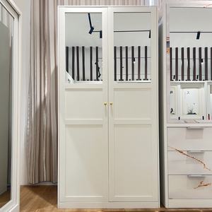 2ドアスイングスチールワードローブモダン自立環境にやさしいホームホテルベッドルームリビングルーム学校用 - Product Image 3