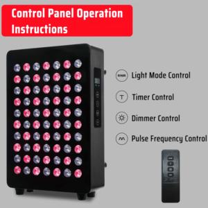 Azure OEM ODM Anpassbare 7-Wellenlängen 322x220mm Desktop Infrarot-LED Rotlicht-Gesichtslampe für den Heimgebrauch Schönheitsgerät CN - Product Image 4