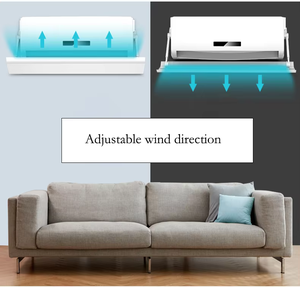 Camera da letto facile installazione regolabile a parete <span class=keywords><strong>condizionatore</strong></span> d'aria deflettore universale aria condizionata sfiato parabrezza - Product Image 4