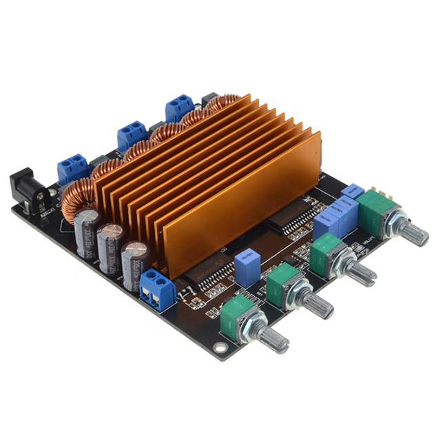 STA508 2.1 DC18V-24V Class D 3 Channel 160W+80W+80W beyond TPA3116 Digital Amplifier Board
