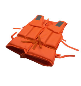 Chaleco salvavidas profesional para adultos, ropa de baño de poliéster, para deportes acuáticos, natación, surf a la deriva, naranja, gran oferta - Product Image 1