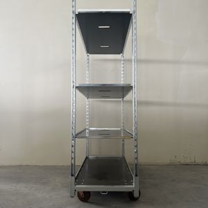 Tất cả các nhà máy hoa thép Nồi Giá nặng nhiệm vụ nông nghiệp Xe đẩy giỏ hàng mạ kẽm Vườn Ươm giá nhà kính thép Giao thông vận tải giá - Product Image 5