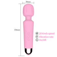 AV Vibrator Zweite Generation Knight Massagestab Starker Schock Vibrator mit Aufladefunktion für Frauen Erotikprodukte