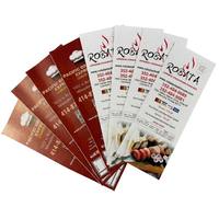 Service d'impression de menus de restaurant sur mesure, directement de l'usine, vente en gros, catalogues de plats à emporter abordables