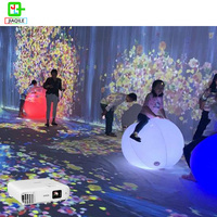 Projection interactive du système de cartographie interactive au sol holographique Projection d'hologramme Expérience immersive 3D