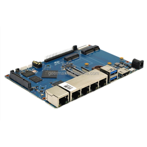 แผงเราเตอร์อัจฉริยะแผง<span class=keywords><strong>ว</strong></span>งจรกล้<span class=keywords><strong>ว</strong></span>ย Pi R2โปรเราเตอร์แผง<span class=keywords><strong>ว</strong></span>งจรดีไซน์ RK3568 16G eMMC 2G LPDDR4 MINI PCIE BPI-R2 Pro - Product Image 5