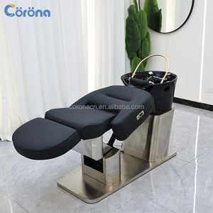 Cadeira Elétrica de Luxo Reclinável para Lavatório de Cabelo e Spa de Cabeça, Cadeira de Shampoo Elétrica para Salão - Product Image 2