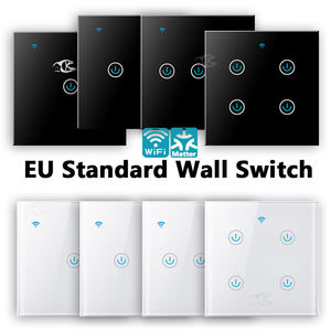 Interruptor Inteligente MT-SW-EU, Interruptor de Luz Táctil Mate WiFi Compatible con Alexa, Google Assistant, HomeKit y SmartThings - Product Image 1