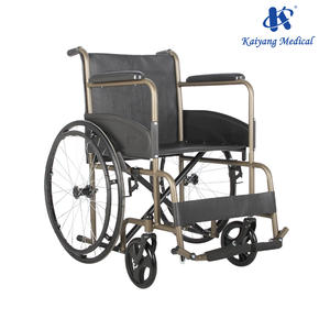 Moderne Handmatige Rolstoel, Rolstoeltrolley Opvouwbare Kleine Lichtgewicht Draagbare Ouderen, Duw Mobiliteitswagen Voor Gehandicapten - Product Image 2