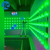 Mode compétitif salle de jeu active bouton lumineux LED montée notation en temps réel activer l'équipement publicitaire Game Center
