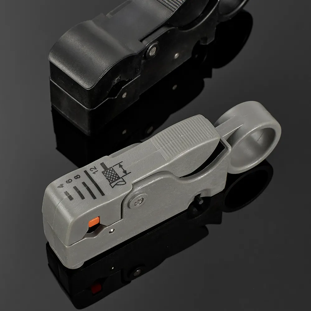 Ручной инструмент, пластиковый коаксиальный кабель RG58 RG59 RG62 RG6, Регулируемый поворотный коаксиальный инструмент для зачистки проводов CCTV