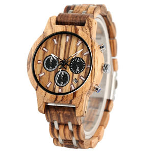 WYGICOO Montre En Bois Reloj Madera orologio In Legno Custom Wholesale Private Label OEM Orologi In Legno da uomo di lusso - Product Image 5