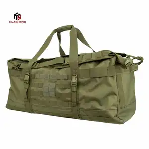 1000D Nylon 106L borsa a tracolla con tracolla regolabile di grande capacità 3 in 1 zaino da campeggio all'aperto