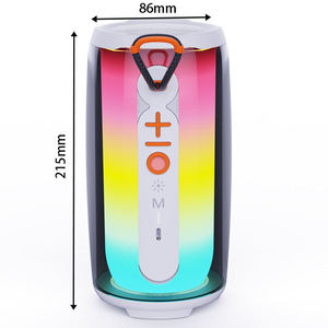 Hot bán pulse6 + Xách Tay RGB LED không dây BT loa với Mic trong nhà Đảng karaoke Hifi woofer AUX thông tin liên lạc - Product Image 5