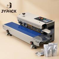 Machine de scellage continu FR-900, scelleuse à bande automatique, convoyeur horizontal pour emballage alimentaire en sacs plastiques, certifiée CE