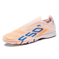 Chaussures de football unisexe à col chaussette, tige en TPU, crampons en caoutchouc TF, plaque de torsion, vente en gros, usine OEM