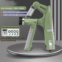 10-120kg équipement d'exercice de force de bras de rééducation des doigts affichage LCD amélioré minuterie numérique compteur renforcement de la poignée de la main