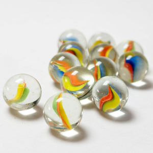 儿童游戏派对散装批发玻璃大理石高级透明彩色玻璃大理石 - Product Image 4