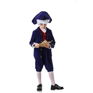 Conjunto de disfraz de oficial Yi Xiaoyi con sombrero, chaleco, chaqueta y pantalones para adultos y niños - Product Image 4
