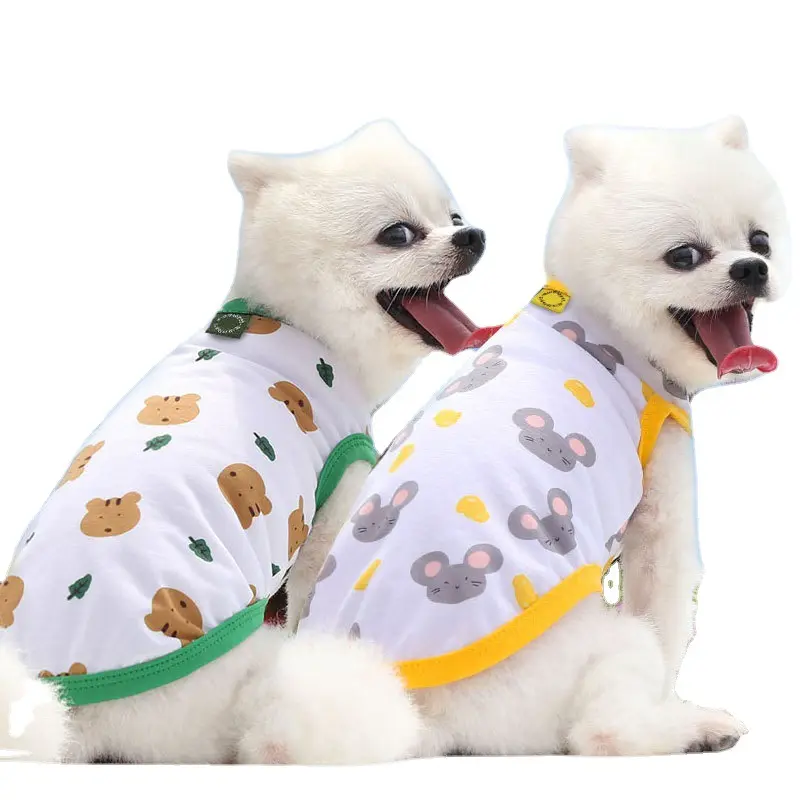 Ropa de algodón para perros pequeños y medianos, camisa personalizada de diseño para cachorros, moda para invierno, venta al por mayor