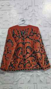 Latest Vintage Long Suzani velvet Jacket Women Elegant Casual Hand Embroidered Winter <b>Coat</b> Cozy Cardigan Dress <b>Beach</b> Free - Product Image 6