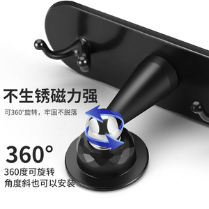 Robe <b>Hook</b> With Suction Cup Mount And Door Stopper For <b>Bathroom</b> Use Minimalist Design Metal Construction Easy Installation - Product Image 5