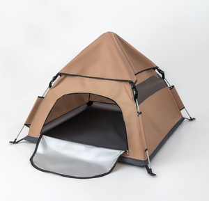 Pop Up tente pour animaux de compagnie <span class=keywords><strong>chien</strong></span> chat maison de couchage Camping fournitures de voyage en plein air camping pour animaux de compagnie cage pliable tipi - Product Image 3