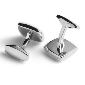 Mancuernillas Ecológicas con Logotipo de Esmalte Duro con Patrón de Simetría Cuadrada - Product Image 5
