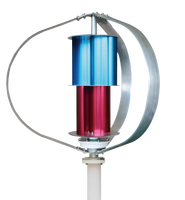 Éolienne à axe vertical à faible régime avec alternateur-générateur 600W, design ludique, énergie éolienne renouvelable
