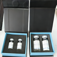 Boîte d'emballage de luxe personnalisée en carton pour ampoules, seringues et flacons de peptides de 2 ml, 3 ml, 10 ml