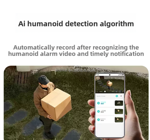 Caméra intelligente WiFi 6 PTZ extérieure <span class=keywords><strong>Mijia</strong></span> 5MP 4C 3K <span class=keywords><strong>360</strong></span>° Vision nocturne couleur pour contrôle via l'application <span class=keywords><strong>Xiaomi</strong></span> - Product Image 4