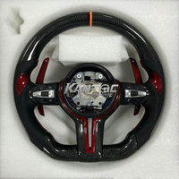 Volants de voiture de haute qualité pour BMW F10 F20 F30 F11 F06 F15 F32 F22 F25 F36 M3 M4 M5 Volant à LED en fibre de carbone