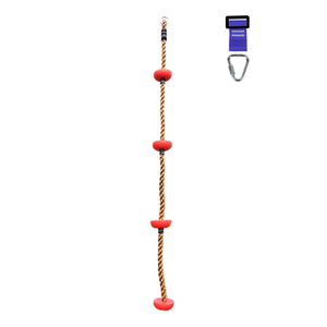 Colorful Climbing Rope for Kids with Platforms
