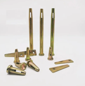 Goujon de coffrage en acier jaune zingué massif/creux, goujon de coffrage en acier, goujon de coffrage et attaches murales - Product Image 5