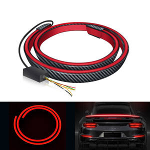 120cm LED Spoiler lumière pour frein de voiture 12V voiture décoration bande voiture aile arrière autocollant frein lampe - Product Image 5