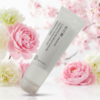 Emballage personnalisé en tube aluminium/plastique au toucher doux pour crème pour le visage et lotion corporelle, tubes cosmétiques à presser avec impression offset