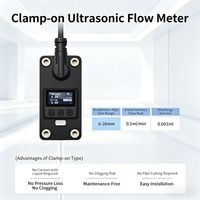 Capteur de débit ultrasonique OEM pour tuyaux en plastique (PFA, PTFE, PP, PU) – Installation par pince pour liquides (eau, huile) – Facile à utiliser