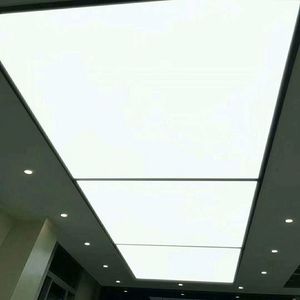 Trần giả gạch cove ánh sáng hiện đại Châu Âu giả PVC căng vải trần nhựa Board PVC Bảng điều chỉnh Trần gạch Đối với trang chủ - Product Image 3