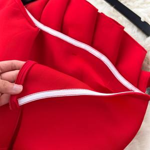 S-3XL यूरोपीय और अमेरिकी लाइट लक्जरी और उच्च अंत पोशाक 3 डी पेटल एज ड्रेस नो बेल्ट - Product Image 4