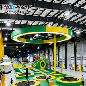 Centro de Trampolines con Estructura de Acero, Certificado ISO Profesional, Estructura de Acero Galvanizado de Gran Resistencia, <span class=keywords><strong>Vida</strong></span> Útil de 50 Años - Product Image 3