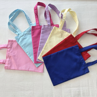 Sac fourre-tout uni en toile, sac à main de shopping multicolore, sac promotionnel réutilisable personnalisable
