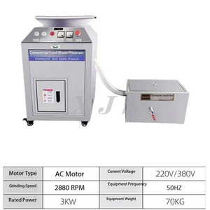Système de traitement des déchets alimentaires commerciaux, broyeur de déchets de cuisine avec séparateur huile-eau - Product Image 5
