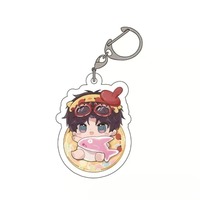 Porte-clés Personnage Q-version Game Love and Deep Space Zayne Sylus Caleb Xavier Rafayel, Pendentif Acrylique Cosplay, Accessoire Cadeau