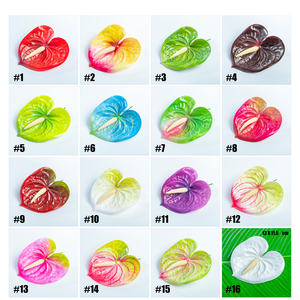 Jepit Rambut Hawaii Buatan Tropis PU Anthurium Aksesoris Rambut Fashion - Product Image 6