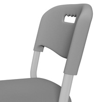 Chaise d'étude en plastique PP pour salle de classe d'école primaire et secondaire Darwin, chaise de formation, mobilier scolaire personnalisable